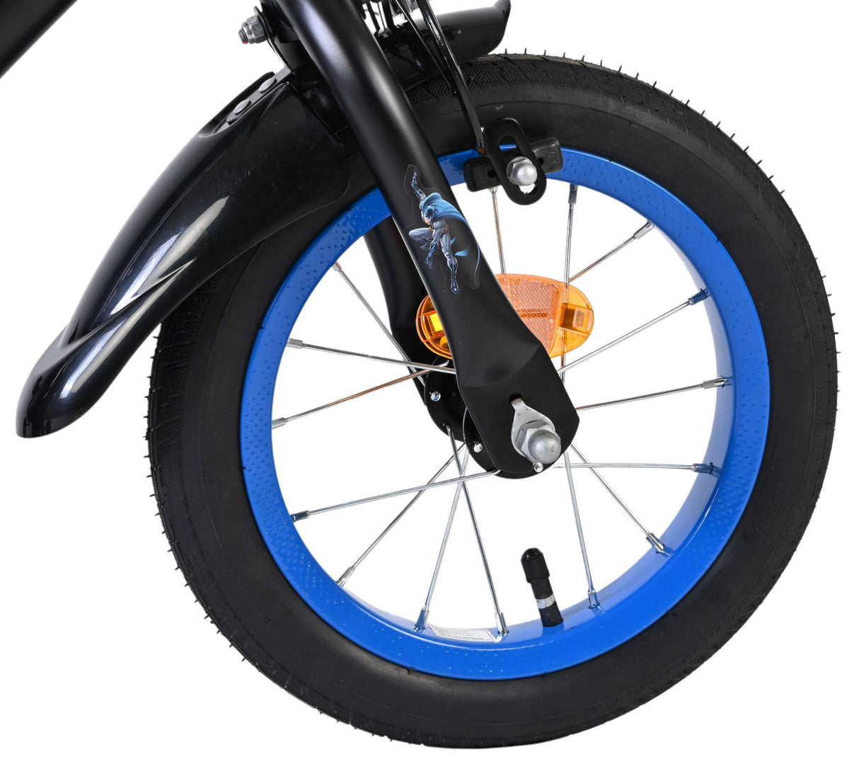 Vélo enfant Batman - garçons - 12 pouces - noir - deux freins à main