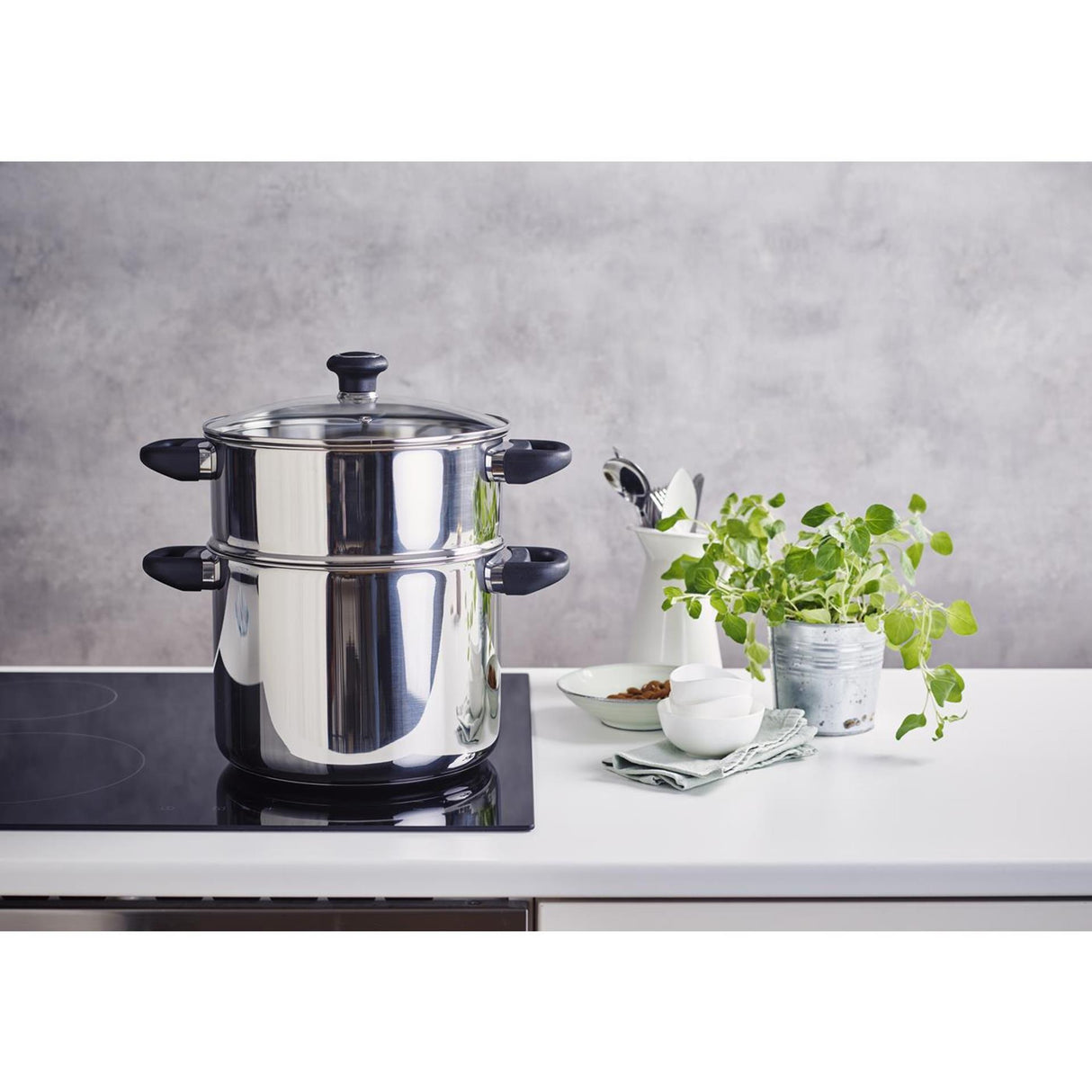 Poêle à couscous Beka polo avec couvercle 24cm