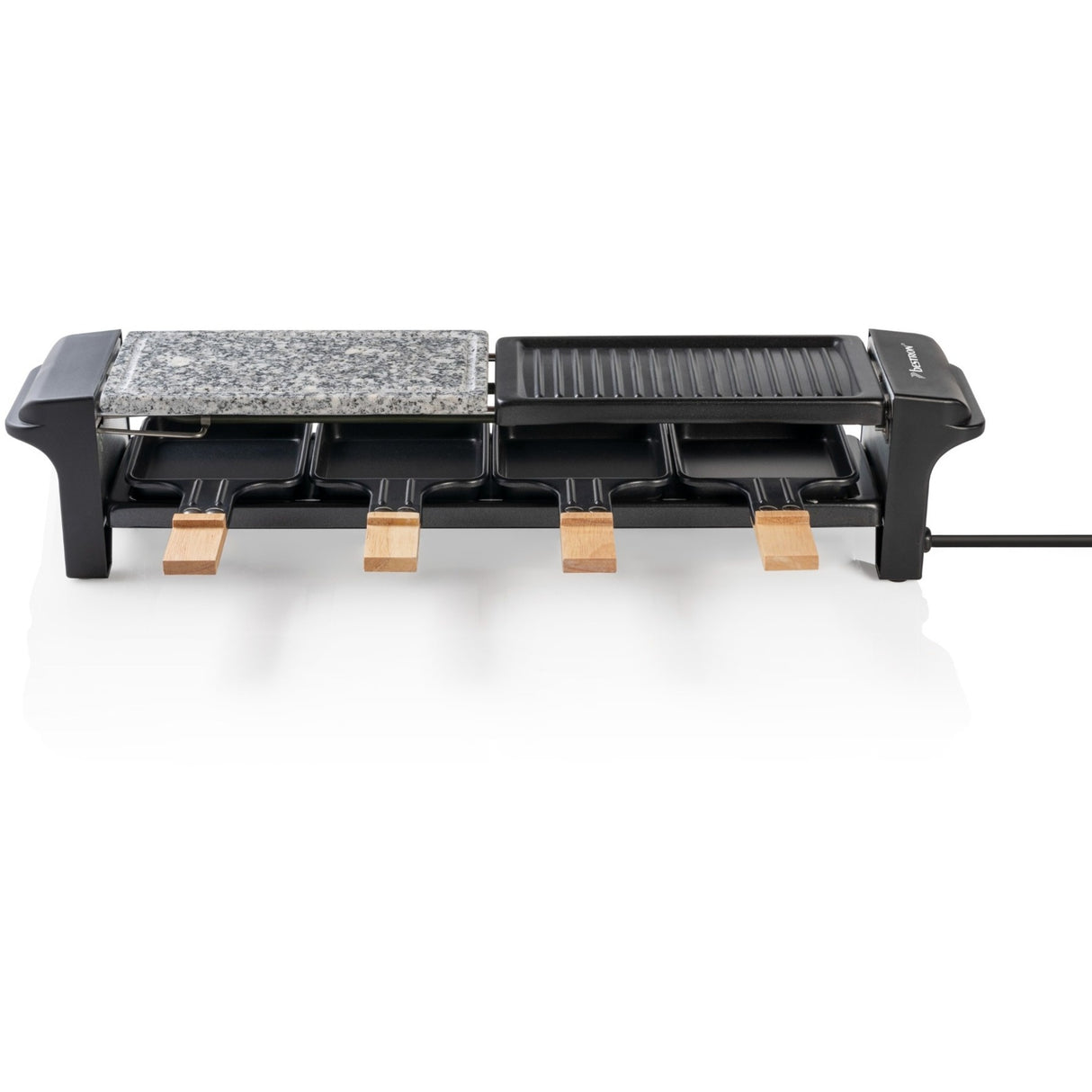 Bestron Arg200bw Raclette avec grillstone naturel et grillpla