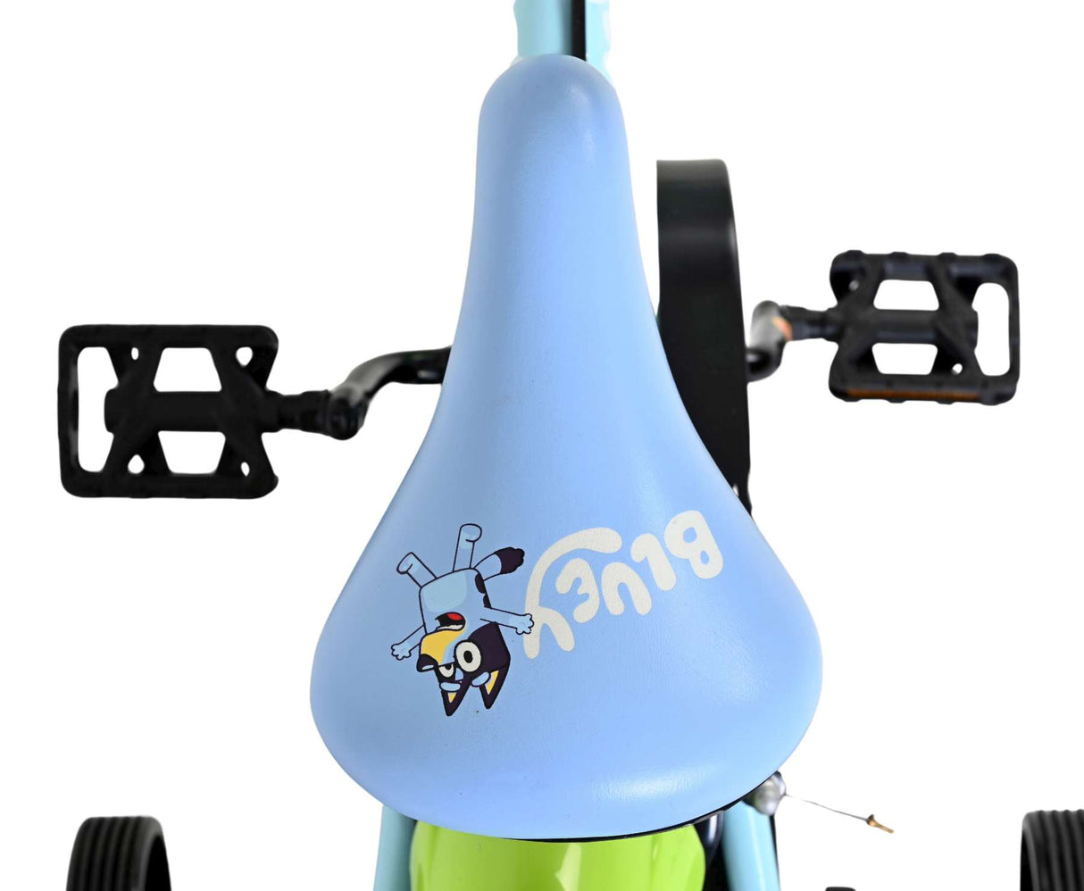 Vélo pour enfants Bluey 12 pouces - bleu clair - deux freins à main