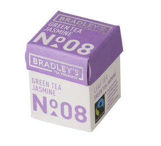 Bradley's piramini thé vert jasmin n°8 (30 pièces)