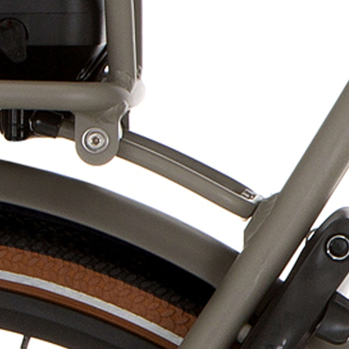 Cortina Achterdrager Bracket 110 mm Bafang Quarz Gray Matt