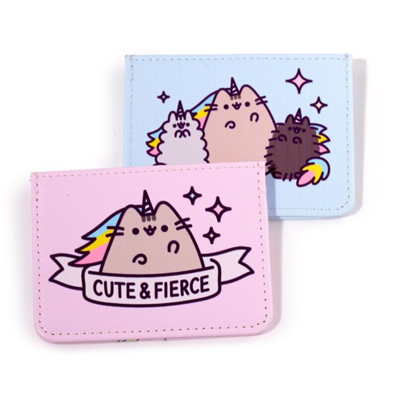 Porte-carte de protection rfid en tissu Pusheen le chat