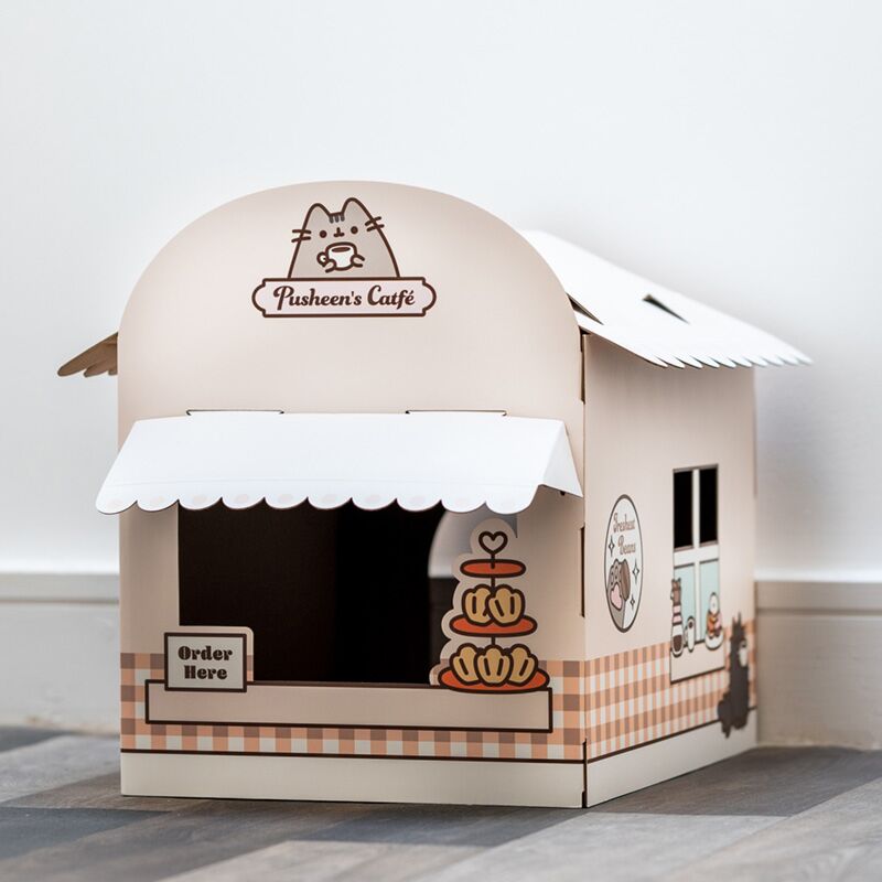 Pusheen catfé DIY Maisonnette pour chat 100% carton