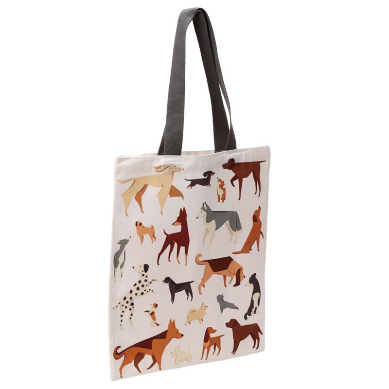 Sac polycoton chien aboiements