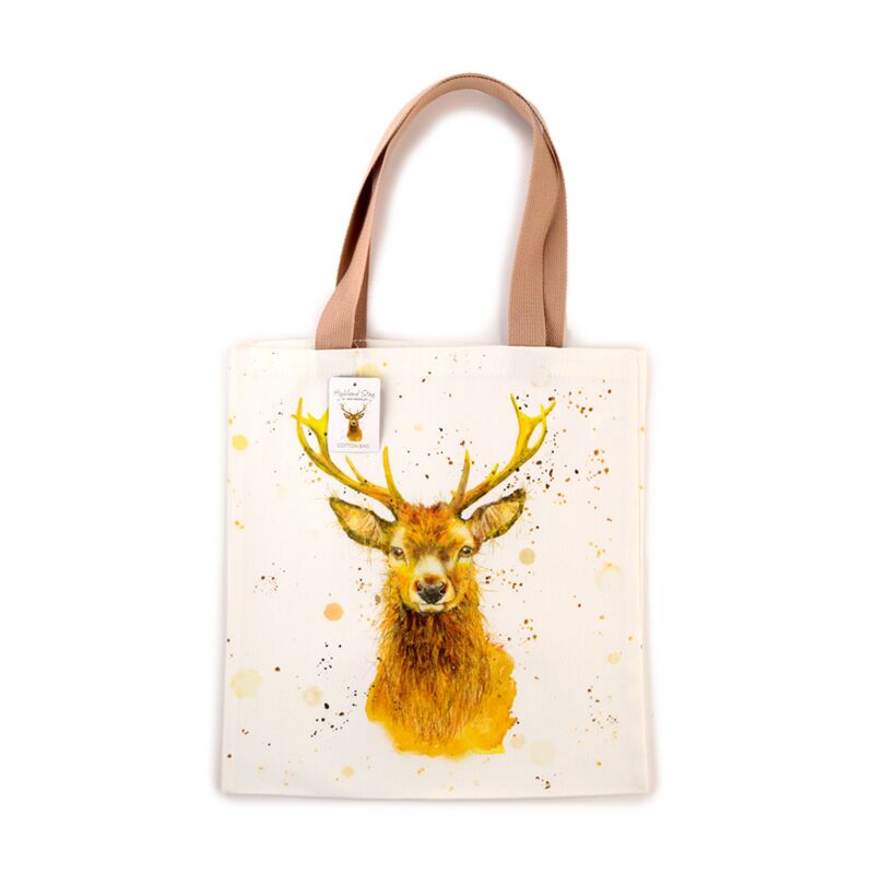 Sac en polycoton cerf sauvage Jan Pashley