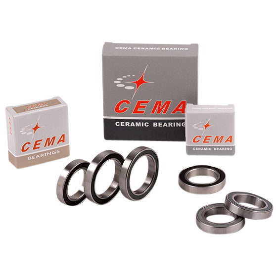 Cema roulement à billes 6806 30x42x7 sg3 revêtement céramique noir