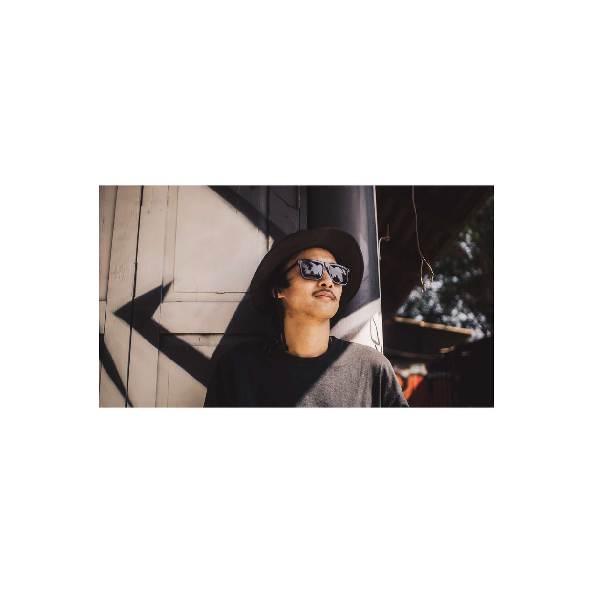 Chpo lunettes bruce gris transparent noir
