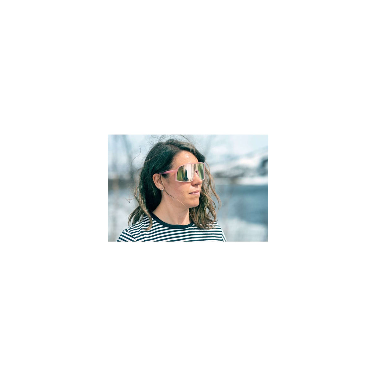 Chpo lunettes erica rose miroir rose