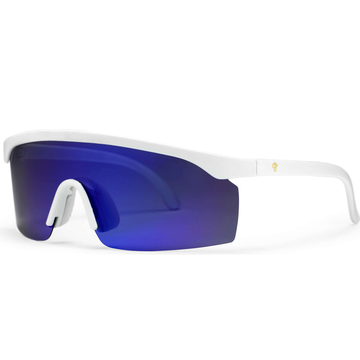 Lunettes Chpo lelle blanc bleu miroir