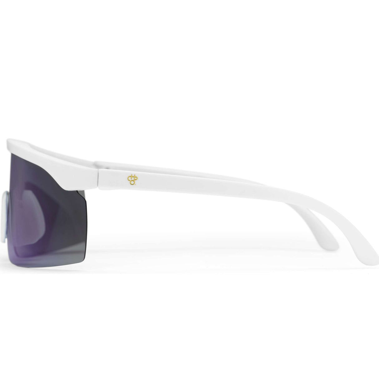 Lunettes Chpo lelle blanc bleu miroir