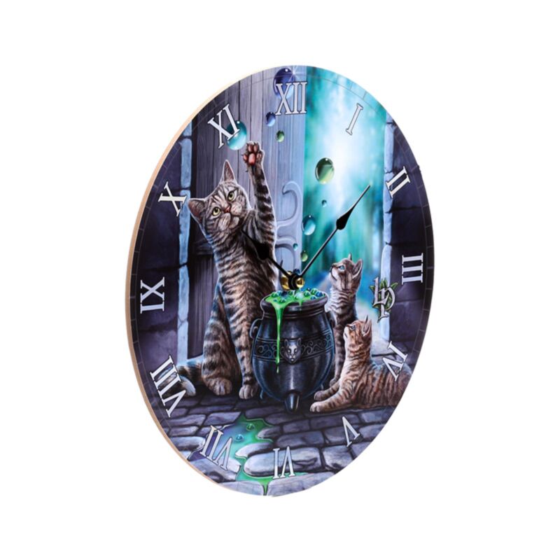 Horloge imprimée chaton de chat de bulle de Hubble de Lisa Parker