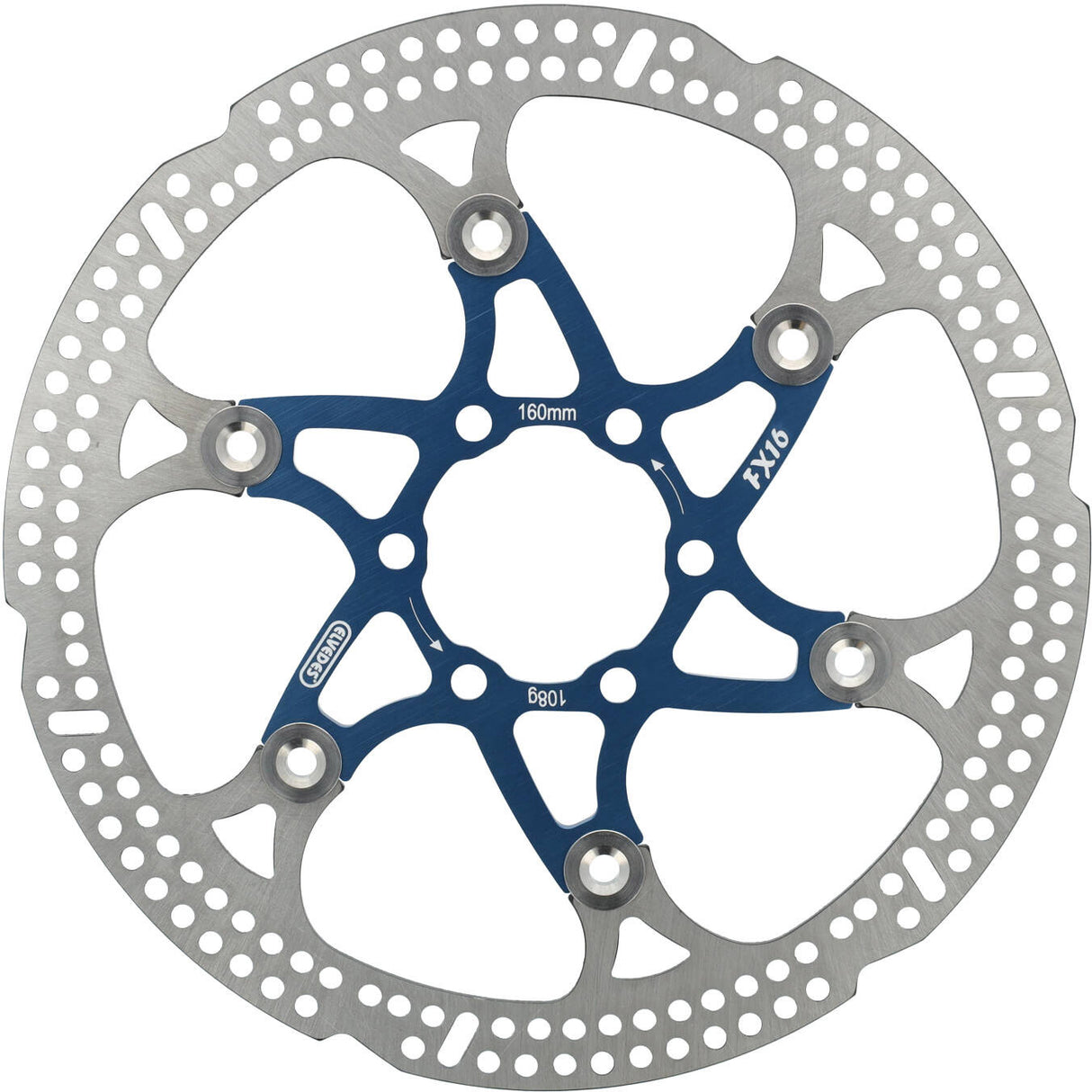 Elvedes Rotor flottant 160 mm 108g 6 trous + coup BLW 2015147