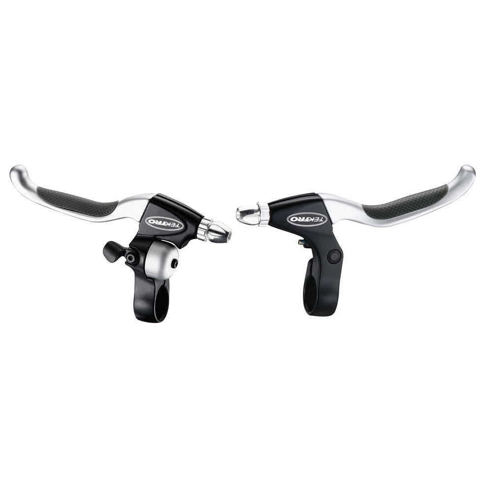 Tektro CL530TS + CL533RT ROLERBRAKE FREIN PORCHE Set 4-doigt Satin noir avec cloche (pack de suspension)