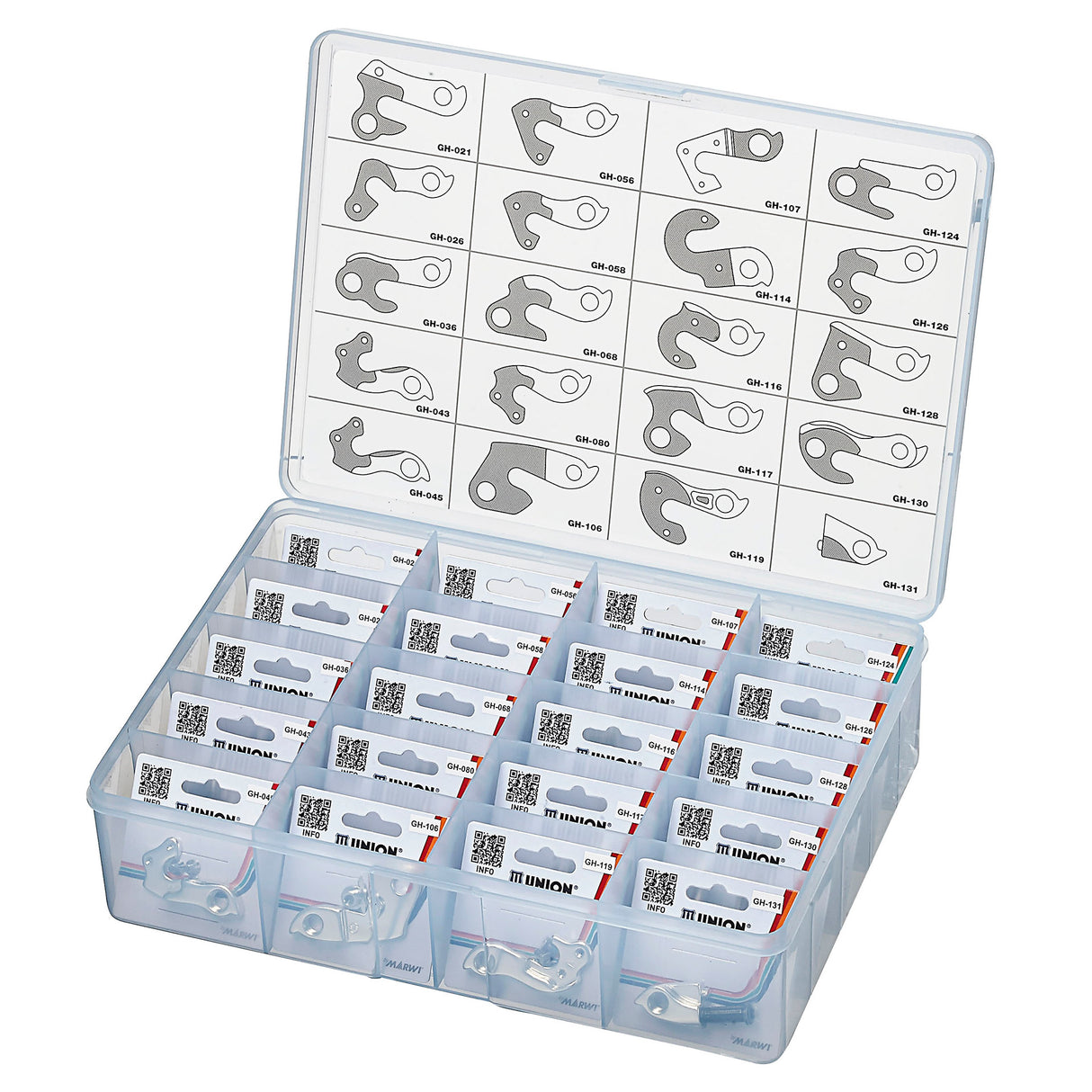 Boîte d'assortiment de l'Union Derilleurpadjes Top 21-40