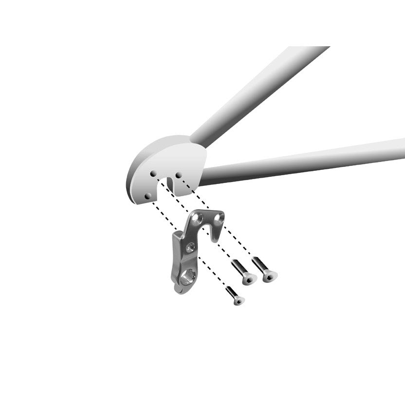 Union Derilleurpad GH-051 avec un jeu de vis M4x0.7 + M3x0.5