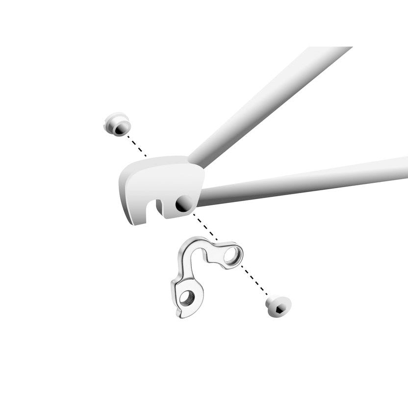Union Derilleurpad GH-129 avec un jeu de vis M8X0.75
