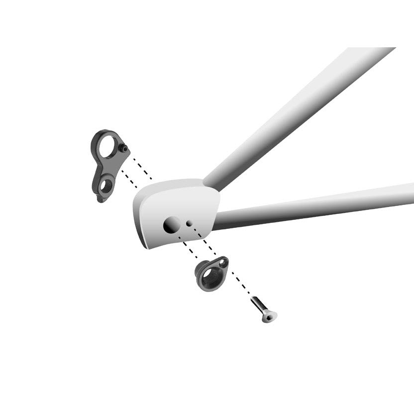 Dérailleur hanger gh-176 noir