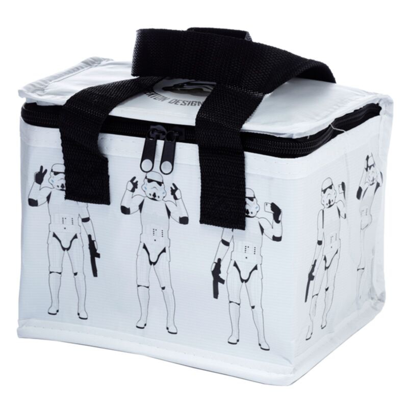 Le sac à lunch original Stormtrooper blanc en rpet durable, sac isotherme