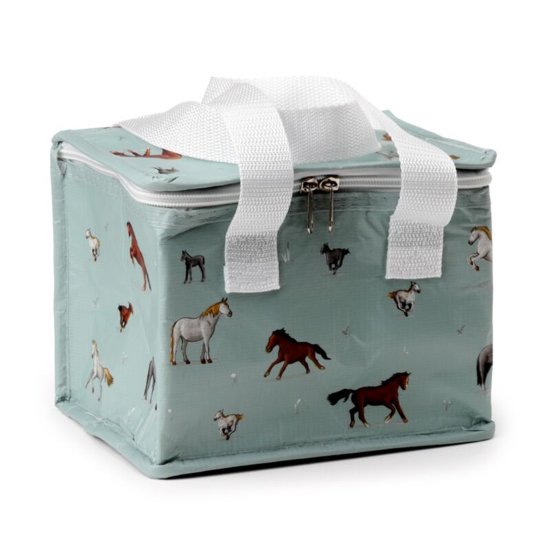 Sac à lunch sac isotherme durable en forme de chevaux de ferme en saule