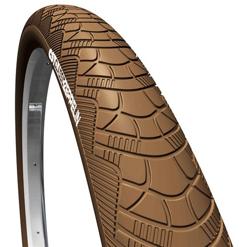 Tire de Zeppelin 28 x 1,75 (47-622) Brown en caoutchouc