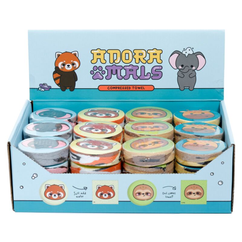 Serviette de voyage compacte Adoramals Wildlife