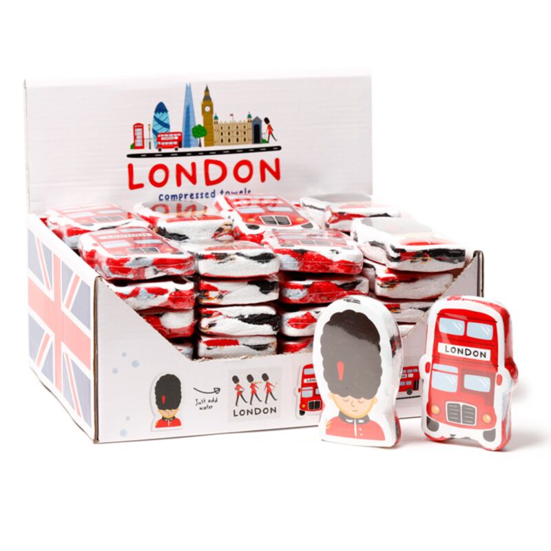 Serviette de voyage compacte souvenir de Londres
