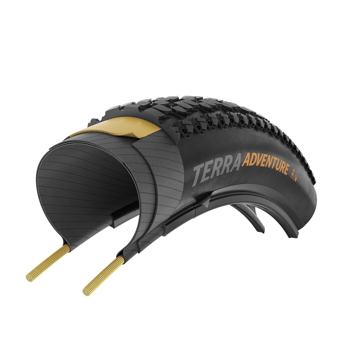 Pneu pliable Continental Terra Adventure 50-622 tr noir