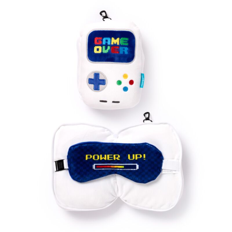 Jeu Relaxeazzz sur le masque de sommeil avec oreiller de voyage rond
