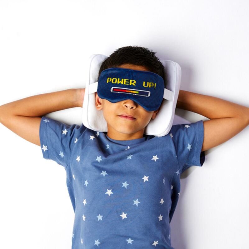 Jeu Relaxeazzz sur le masque de sommeil avec oreiller de voyage rond