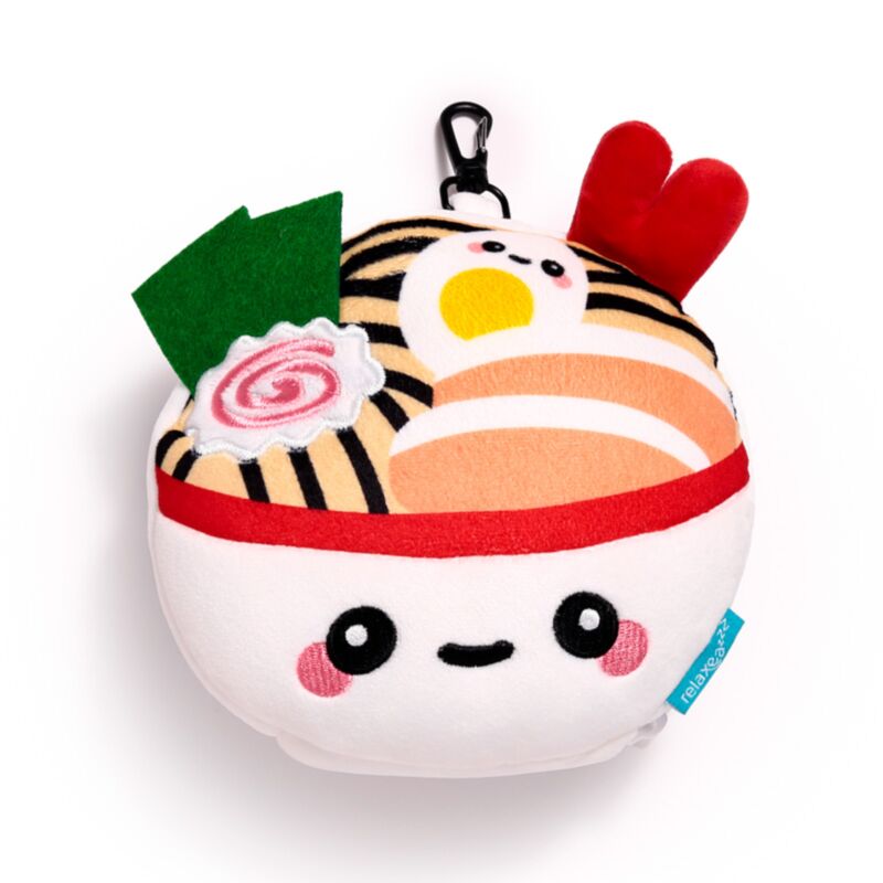 Relaxeazzz foodiemals bol de nori de ramen oreiller de voyage masque de sommeil