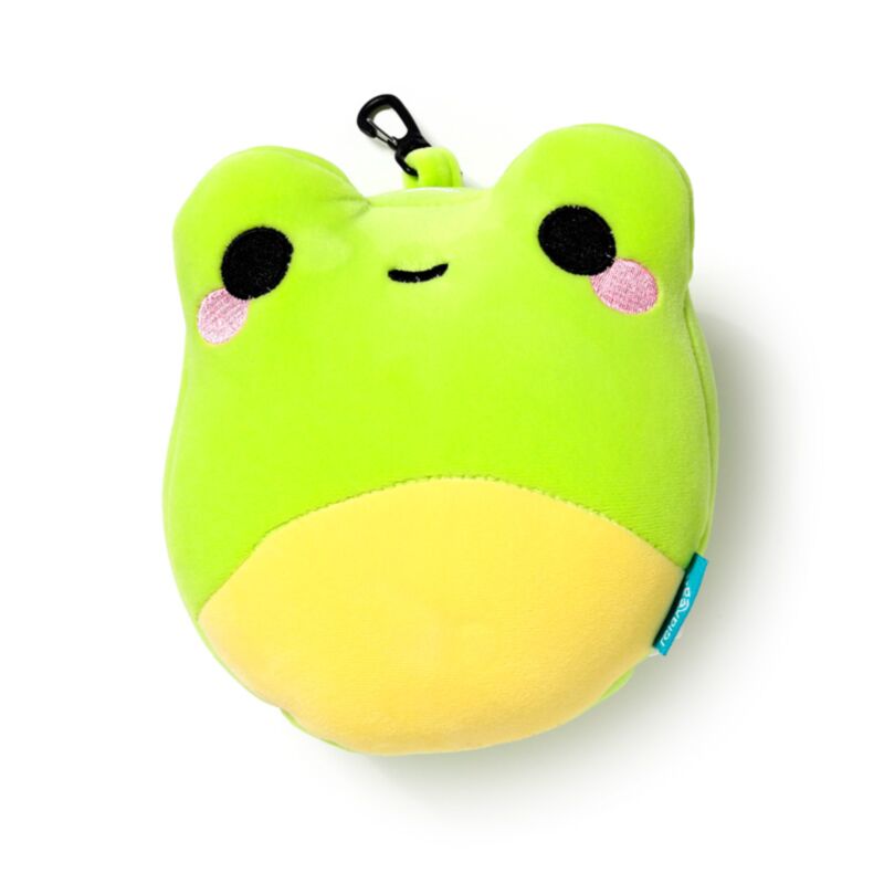 Relaxeazzz Silas la grenouille Adoramals oreiller de voyage masque de sommeil