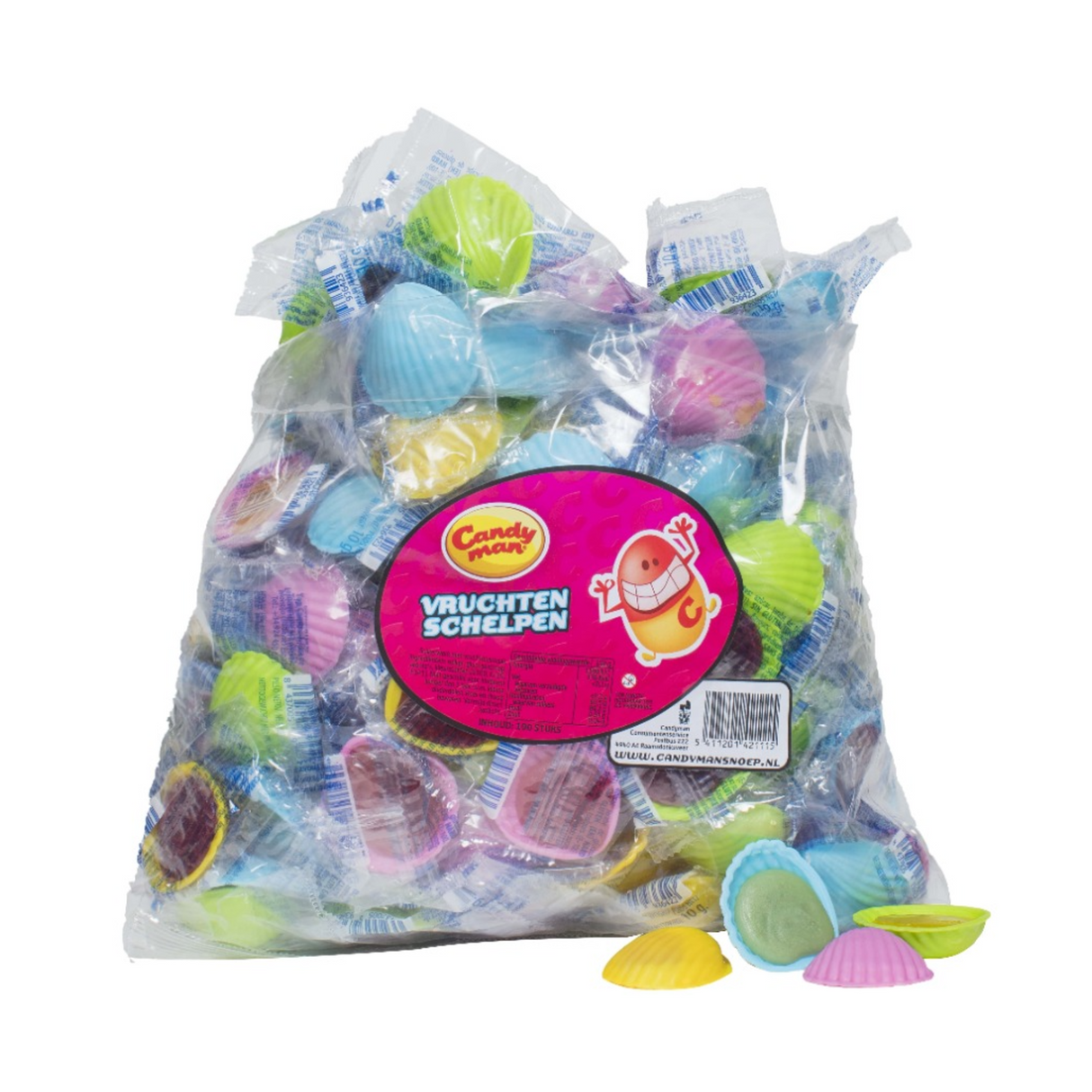 Coquilles de fruits Candyman (100 pièces)