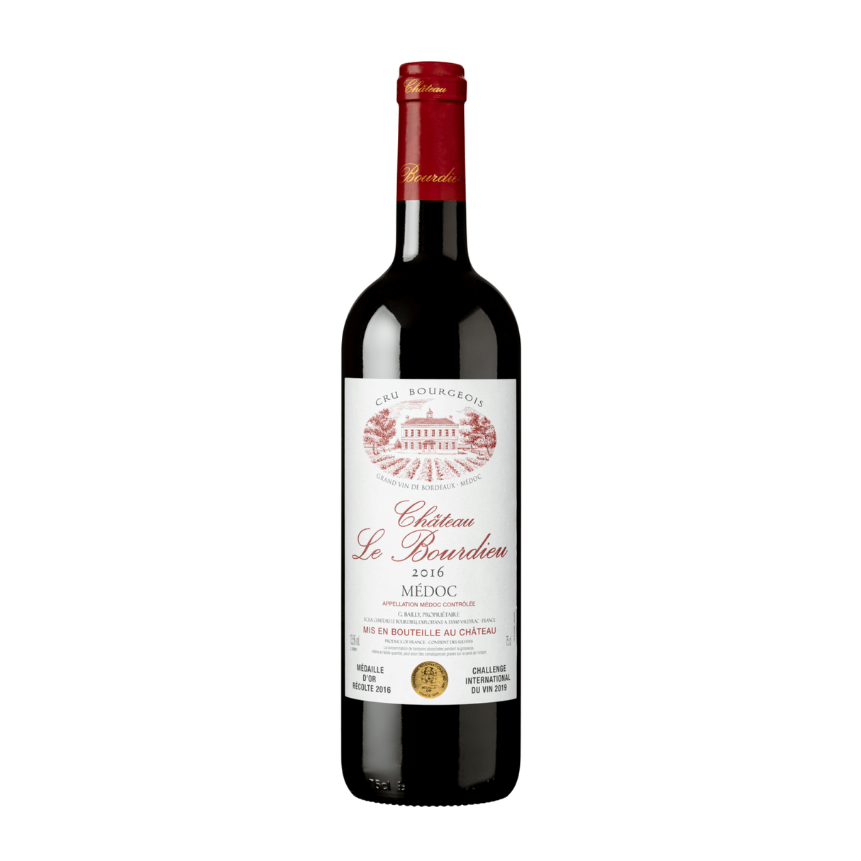 Château le bourdieu bordeaux supérieur (0,75 litre)