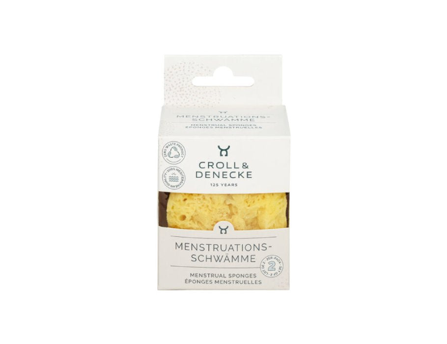 Croll denecke éponges menstruelles naturelles - 2 pièces