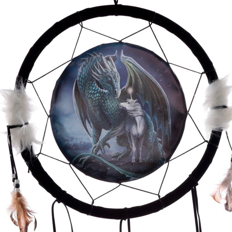 Lisa Parker protectrice du dragon magique attrape-rêves 33cm