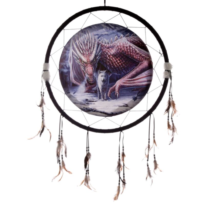 Lisa Parkerer Alliance Dragon Loup Attrape Rêves 60cm