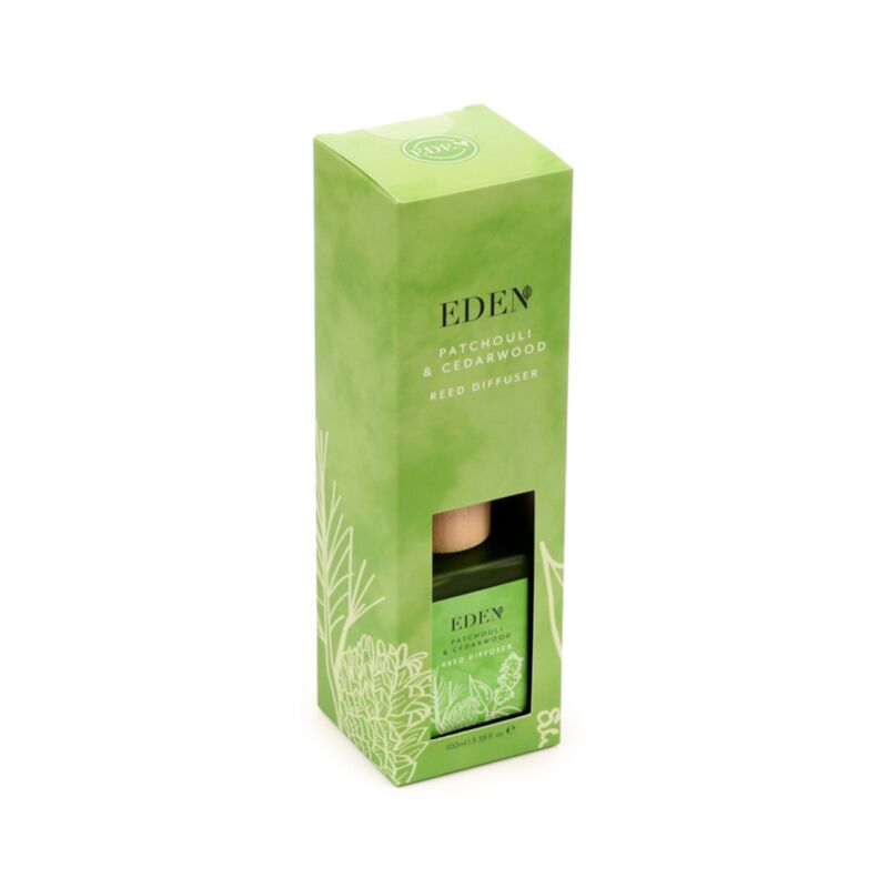 Bâtonnets parfumés Eden patchouli bois de cèdre 100 ml