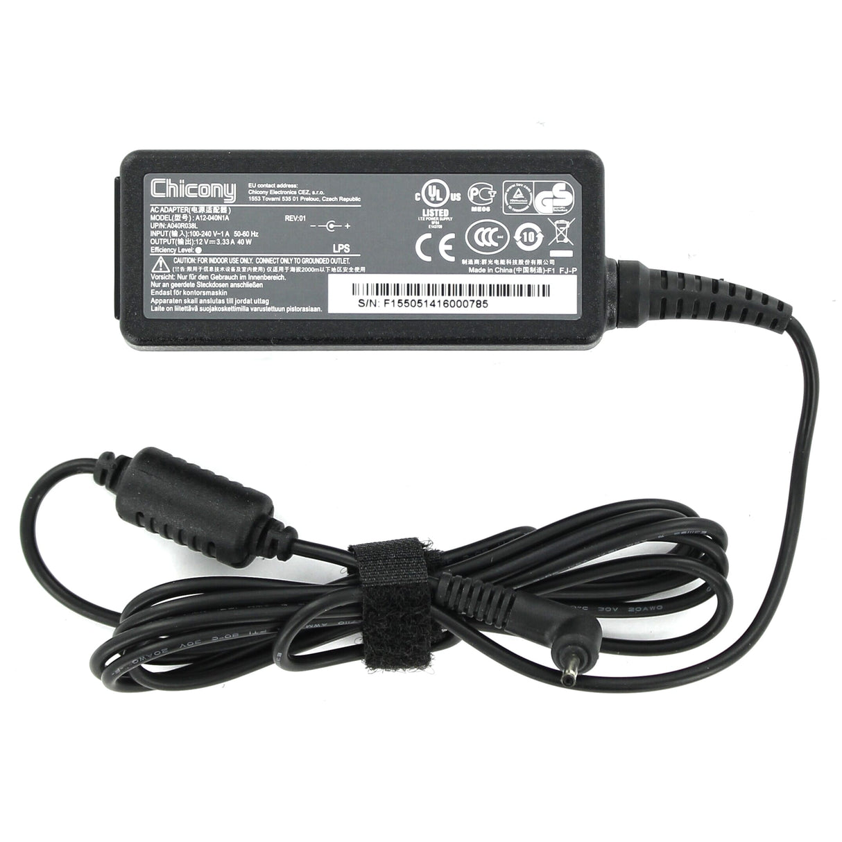 Adaptateur AC Samsung ordinateur portable 40W