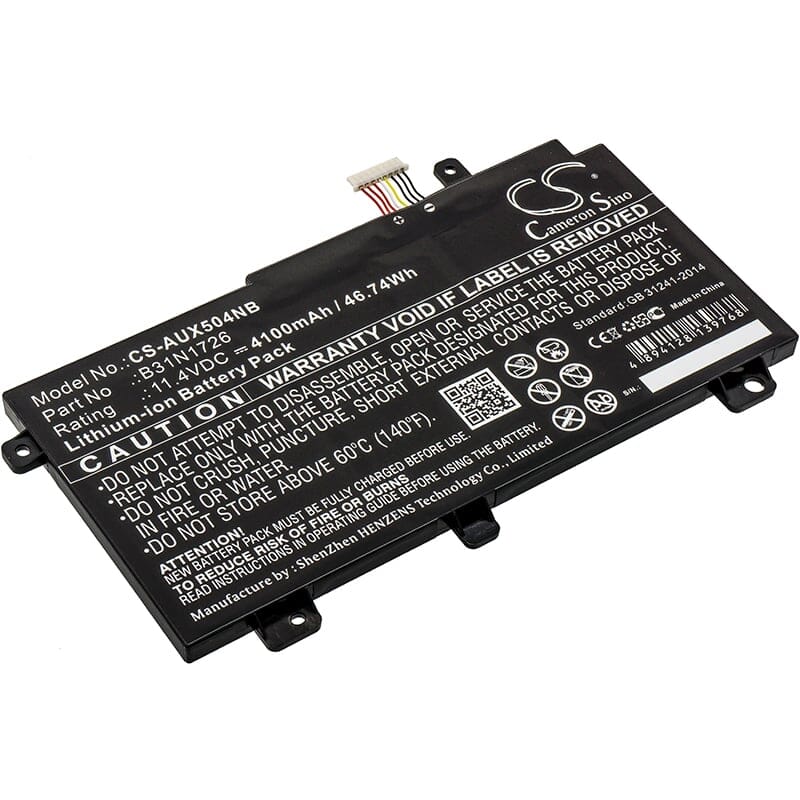 Batterie de remplacement pour ordinateur portable 4100mAh