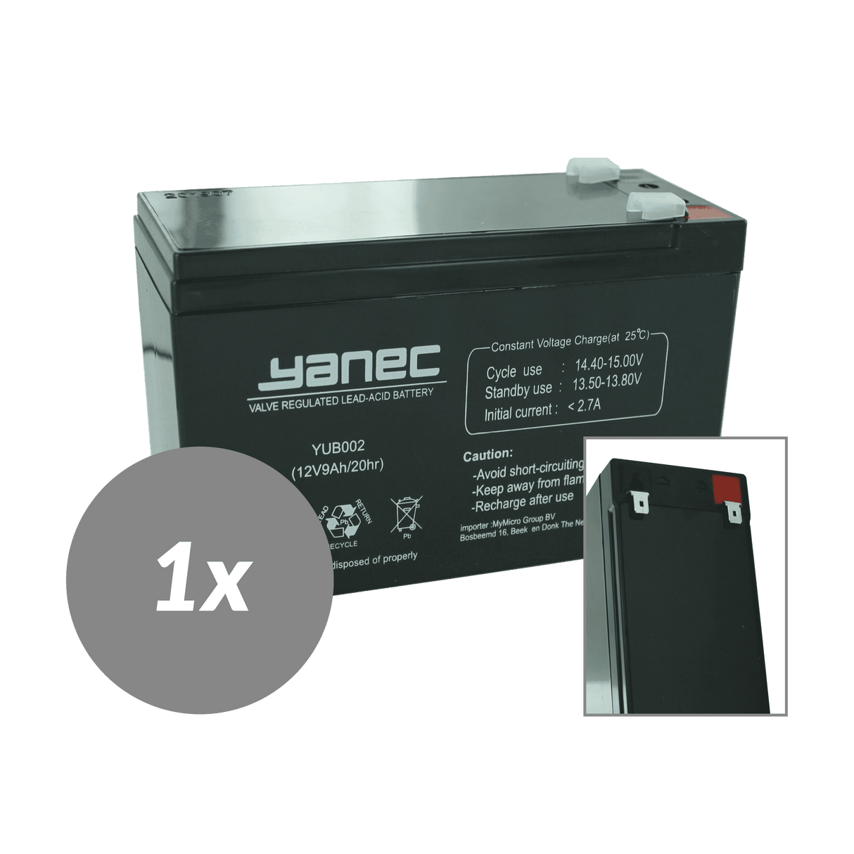 Kit de remplacement de batterie Yanec UPS rbc158 (hors câbles)