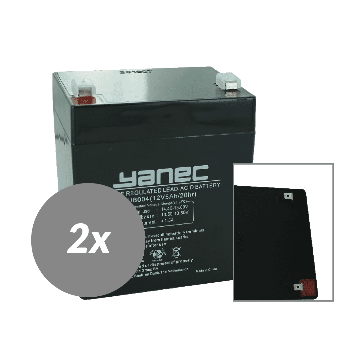 Kit de remplacement de batterie Yanec UPS rbc20 (hors câbles)