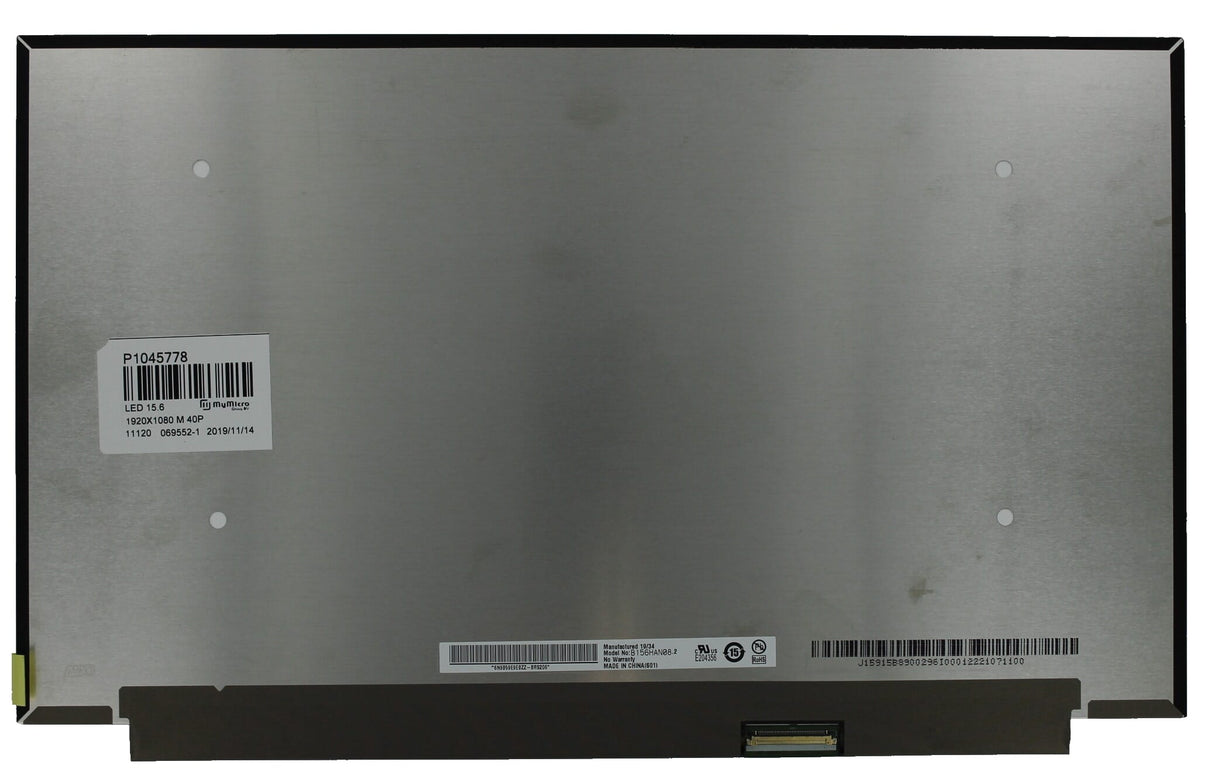 Écran LCD OEM 15,6 pouces 1920x1080 MAT 40pin, IPS, 144Hz