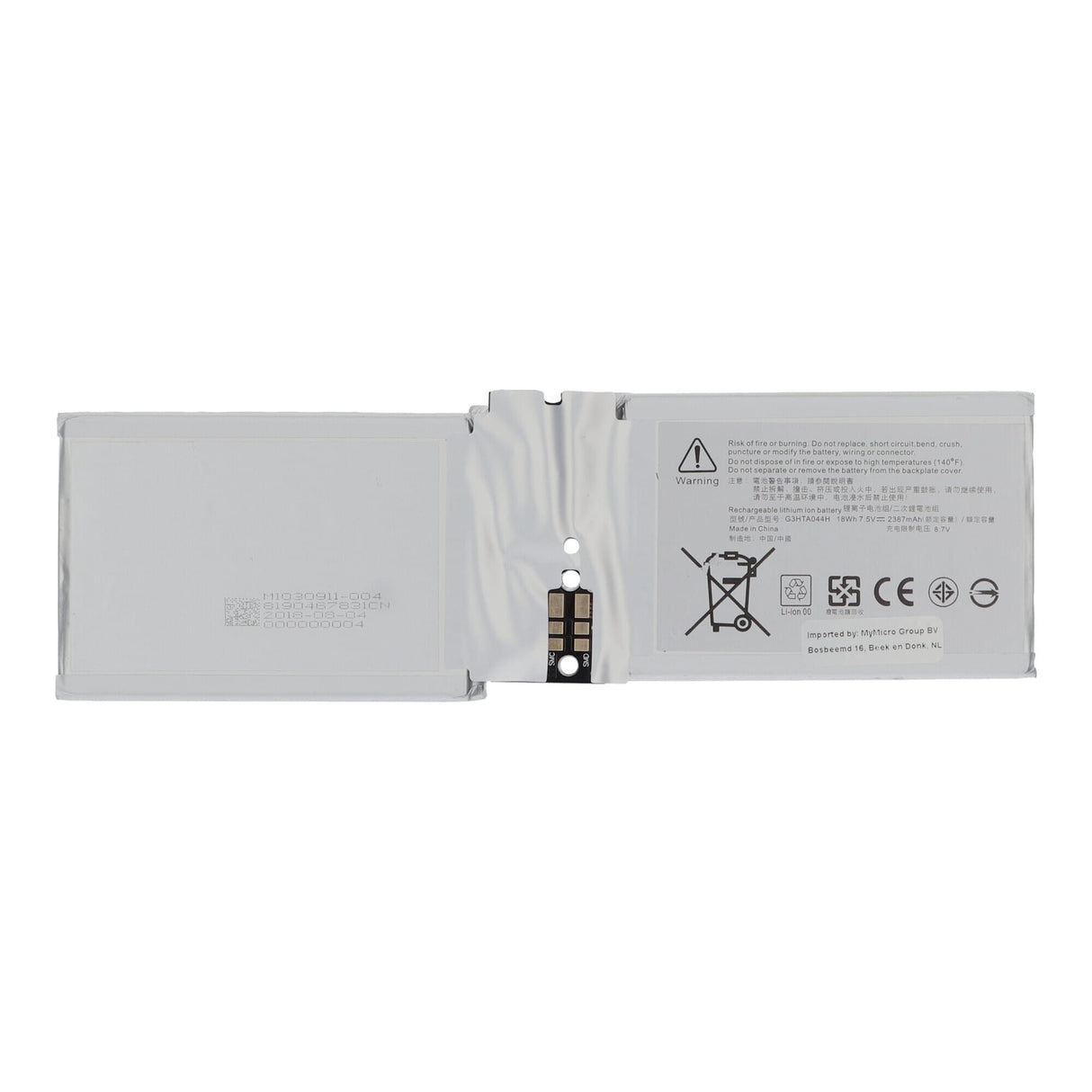 Batterie de l'ordinateur portable Microsoft 2387 MAH (tablette)