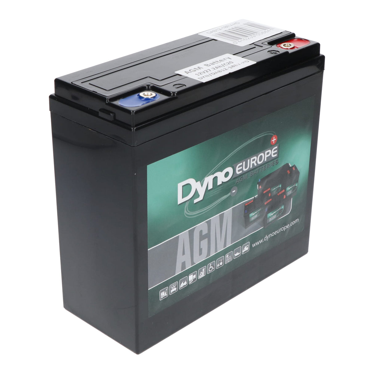 Dyno europe batterie au plomb dyno 12v 27.2ah
