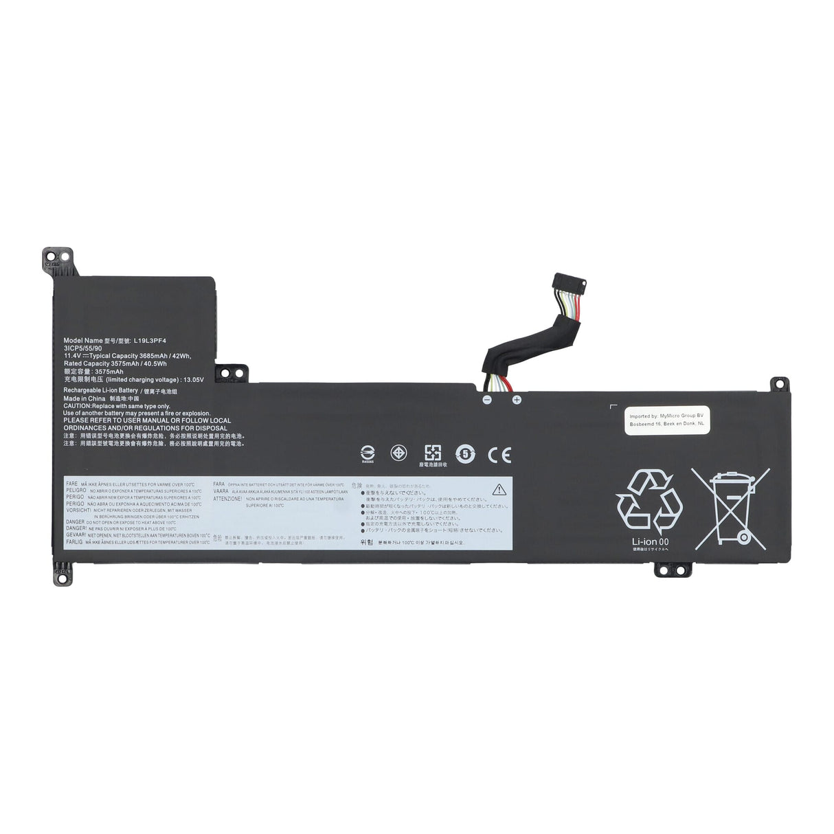 Batterie d'ordinateur portable Lenovo 3600 mah