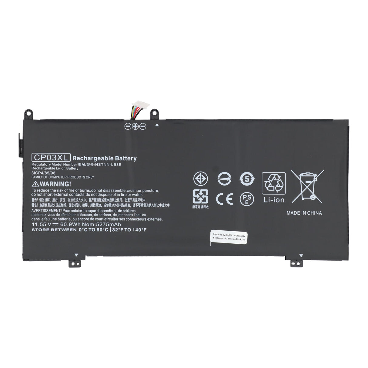 Batterie de remplacement pour ordinateur portable 4300 mah