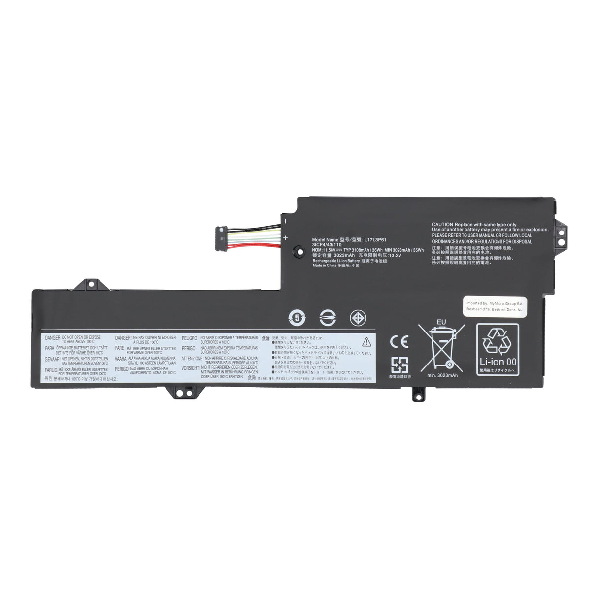 Batterie d'ordinateur portable Lenovo 3108 MAH