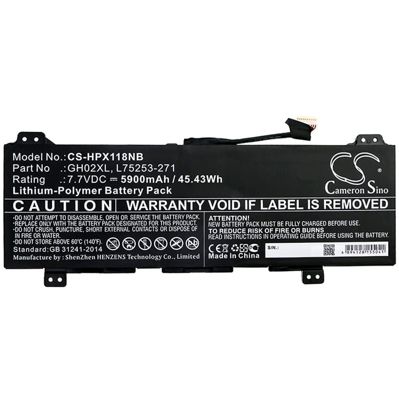 Batterie d'ordinateur portable 5900 mah