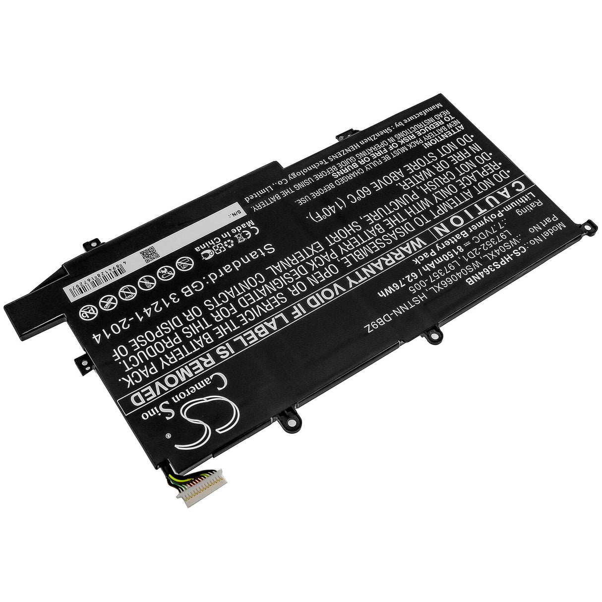 Pièces de remplacement Batterie de l'ordinateur portable 8150mAh